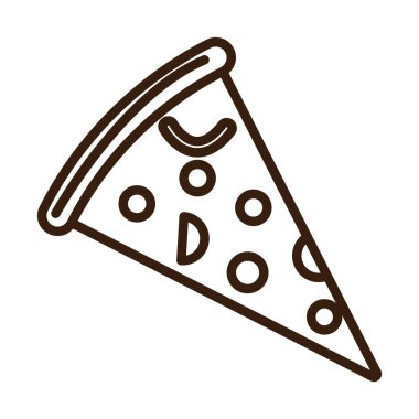 Restoran simgeleriyle basit biçimlendirilmiş pankart, vektör illüstrasyonu