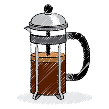 kahve fincanı simgesi vektör illüstrasyon grafik tasarımı