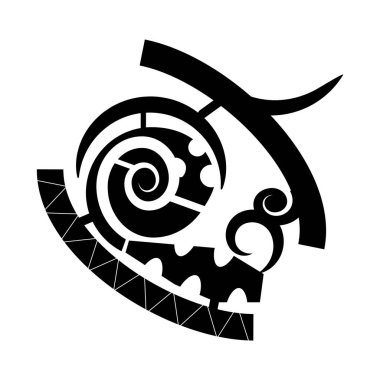 Bir Cadılar Bayramı simgesinin vektör illüstrasyonu