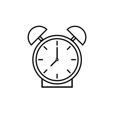 Saat simgesi vektör illüstrasyonu