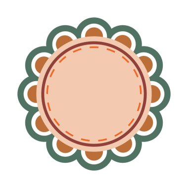 Çizgi film simgesinin vektör illüstrasyonu