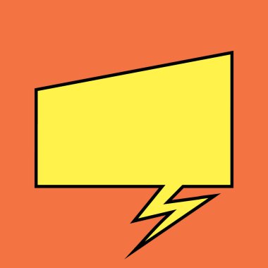 konuşma balonu simgesi, vektör illüstrasyonu