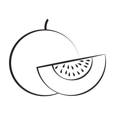 meyve ikonu. düz tasarım biçimi