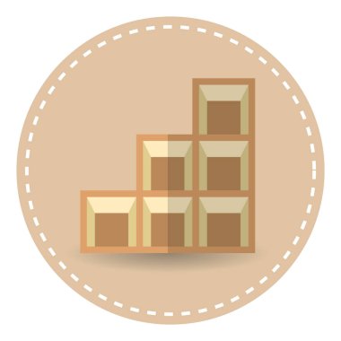 Basit grafik simgesi vektör illüstrasyonu 