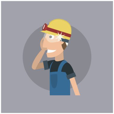 Beyzbol şapkalı bir adam.