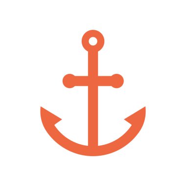 çapa simgesi vektör illüstrasyonu