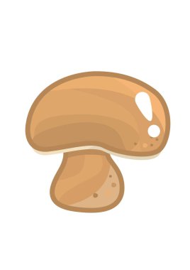 Çizgi film mantarının vektör çizimi