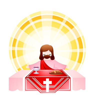 Din ve sağlık hizmetlerinin vektör illüstrasyonu