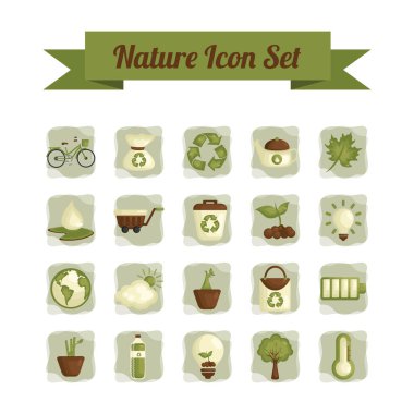 vektör simgeleri seti, çıkartmalar 