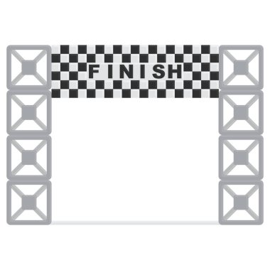 Yarış, ulaşım, vektör illüstrasyonu 