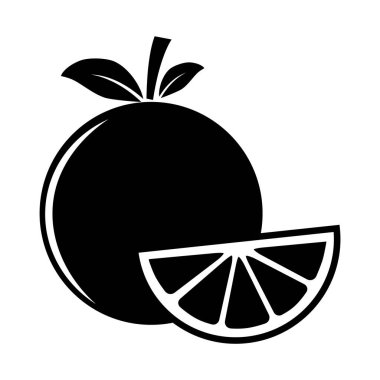 limon simgesi vektör illüstrasyonu