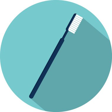 Diş düzlüğü simgesi, vektör illüstrasyonu