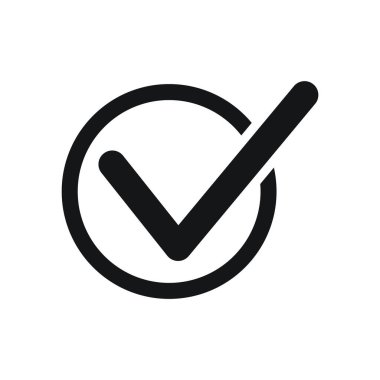 işaret simgesini işaretle, vektör illüstrasyonu