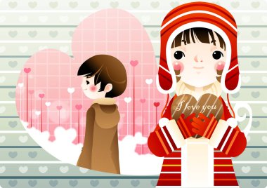 düğün konsepti vektör illüstrasyonu 