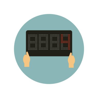 Klavye simgesi vektör illüstrasyonlu oyun konsolu