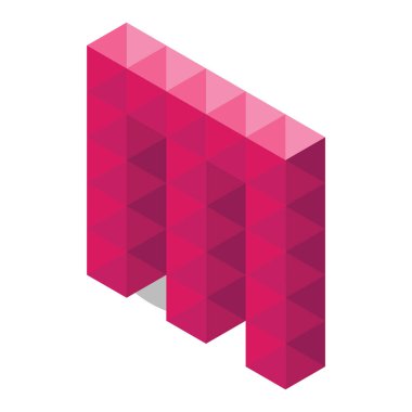 Soyut geometrik şekil. vektör illüstrasyonu