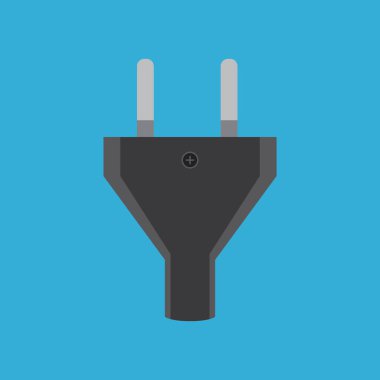 elektrik dolgu simgesi, vektör illüstrasyonu