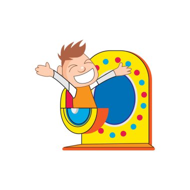 Basit renk vektör illüstrasyonu