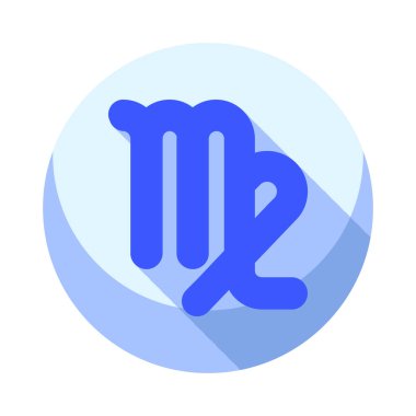 Uzun gölge simgesinin vektör illüstrasyonu