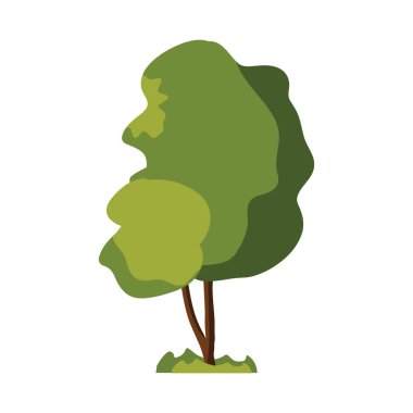 ağaç simgesi vektör illüstrasyonu