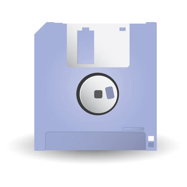 Vector Illustration Floppy Disk — Stock Vector