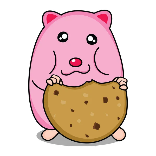 Cute Pig Cartoon Character — Stock Vector