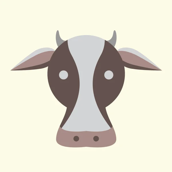 Farm Animal Conception Icon Design Vector Illustration Eps Graphic — 스톡 벡터