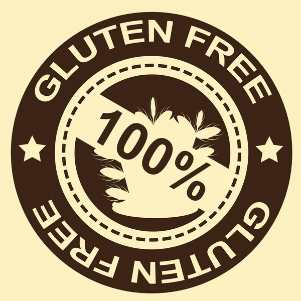 Illustration Vectorielle Sans Gluten — Image vectorielle