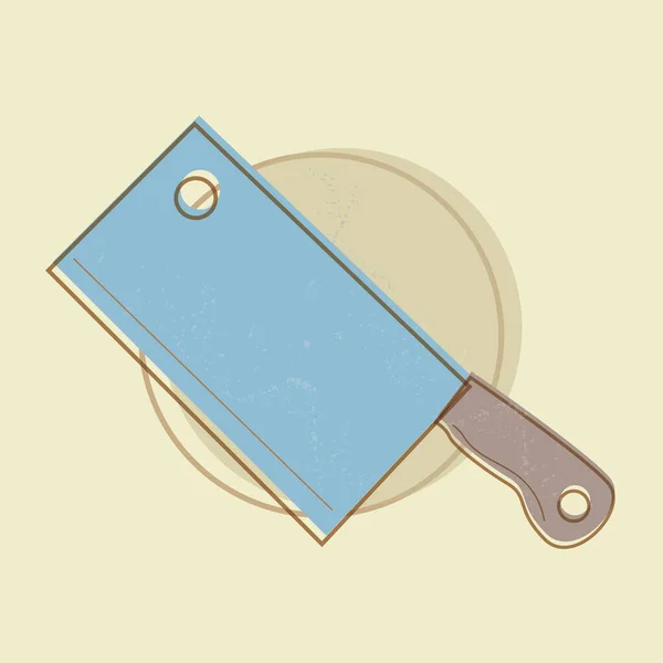 Mutfak Bıçağının Vektör Çizimi — Stok Vektör