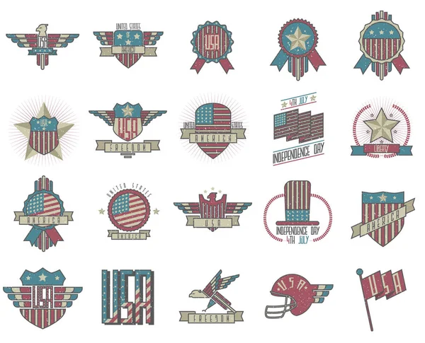 Eua America Vector Background —  Vetores de Stock