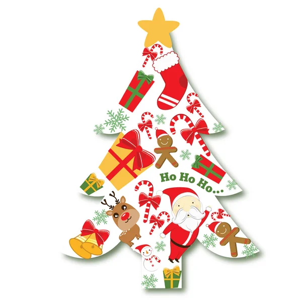 Świąteczne Noworoczne Kartki Mikołajem Bałwanem — Wektor stockowy