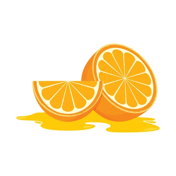 Icono Vector Naranja Sobre Fondo Blanco — Vector de stock