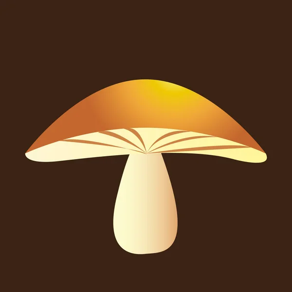 Illustration Vectorielle Une Seule Icône Orange — Image vectorielle