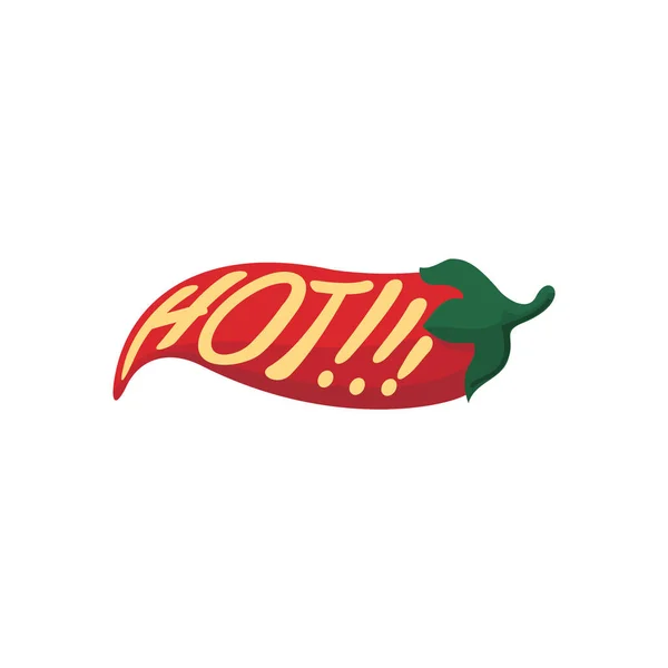 Chili Pepper Icon Vector Illustration Design — Stock Vector
