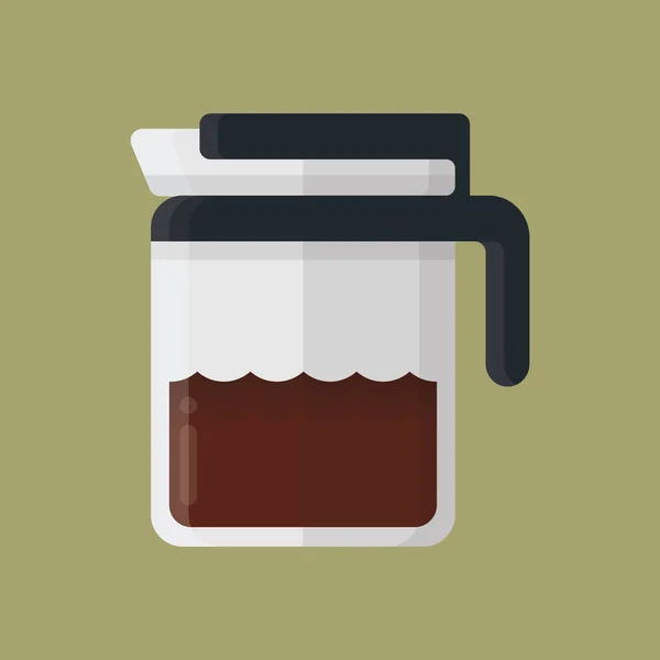 Ilustración Vector Icono Café — Vector de stock