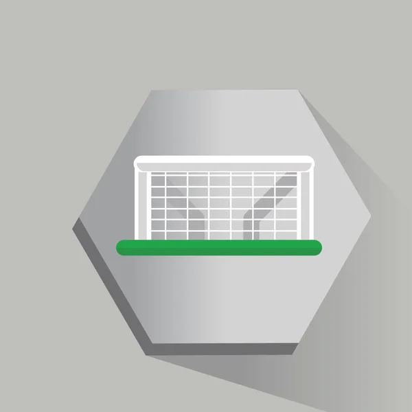 Insignia Fútbol Vector Ilustración — Vector de stock