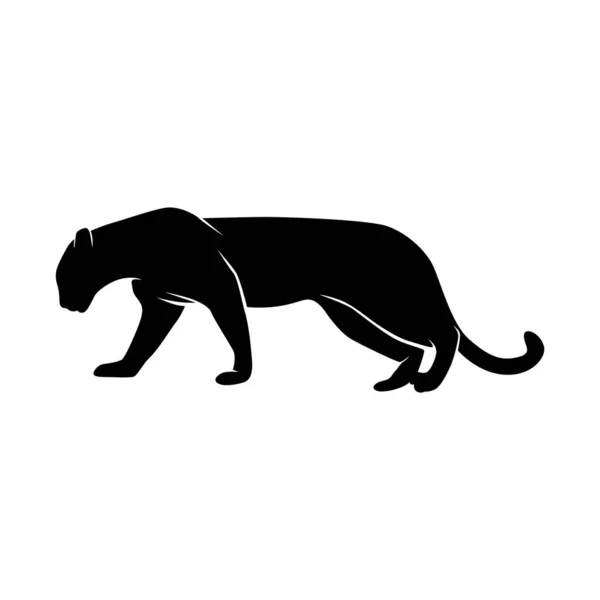 猫のベクトルシルエット — ストックベクタ