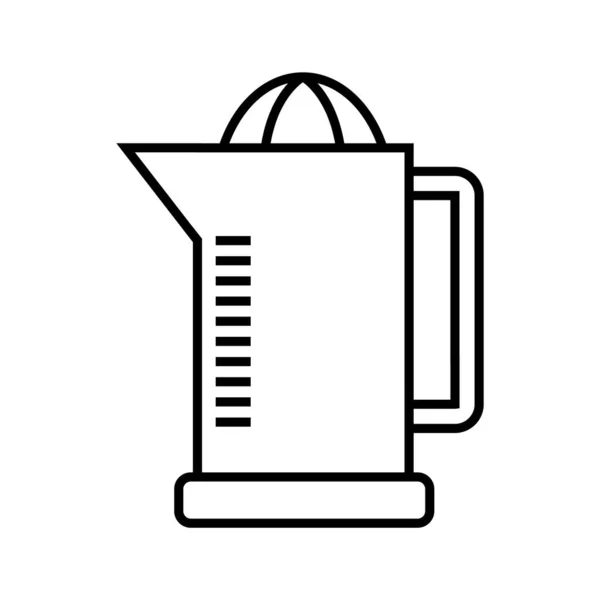 Utensilios Cocina Línea Icono Vector Ilustración — Archivo Imágenes Vectoriales