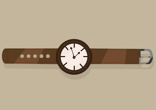 Vector Ilustración Reloj Estilo Moderno — Vector de stock