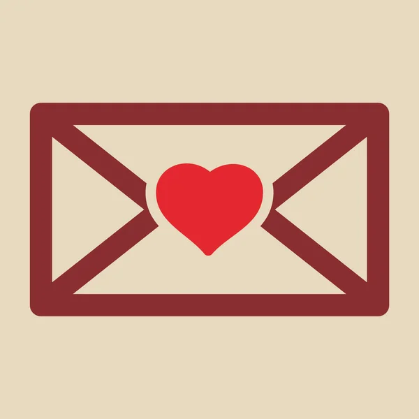 Vector Creativo Ilustración Del Correo Amor — Archivo Imágenes Vectoriales