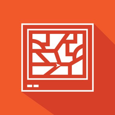 Modern b 'nin vektör illüstrasyonu haber simgesinden yoksun