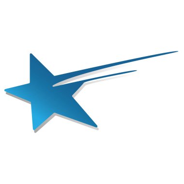 Mavi ve beyaz bulutların vektör çizimi