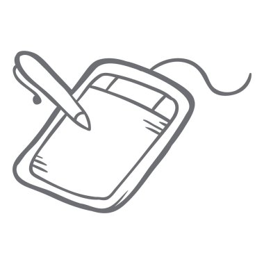 Tek izole çizgi simgesinin vektör illüstrasyonu