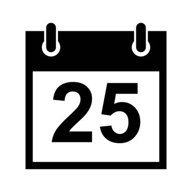 Takvim vektör illüstrasyonu, simge ögesi arkaplanı