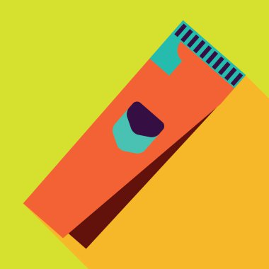 Yeşil arkaplanda düz kalem simgesi