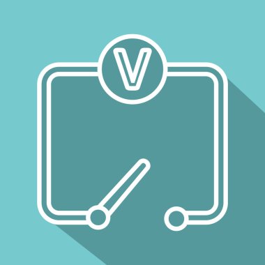 Alışveriş poşeti simgesi, vektör illüstrasyonu