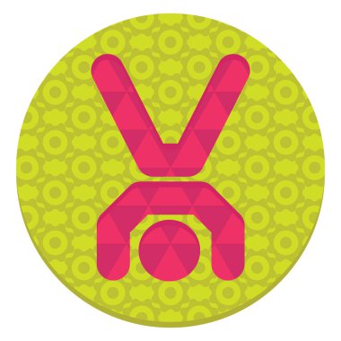 Modern b 'nin vektör illüstrasyonu ikon eksikliği doktoru