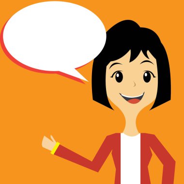 Telefonda konuşan bir kadının resmi.