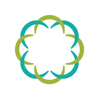 soyut vektör logo tasarım şablonu.