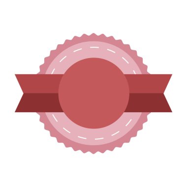 Retro rozetin vektör illüstrasyonu